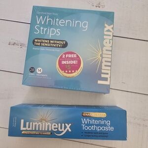 Lumineux Teeth Whitening Strips & Toothpaste